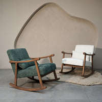 Astra Bouclé Rocking Chair - Green