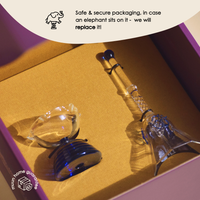 Muun Short Diya Gift Set - Short Diya and Ringing bell