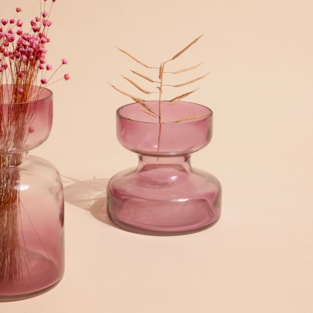 Lilac Glass Vase
