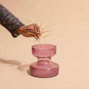 Lilac Glass Vase