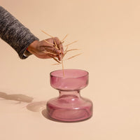 Lilac Glass Vase