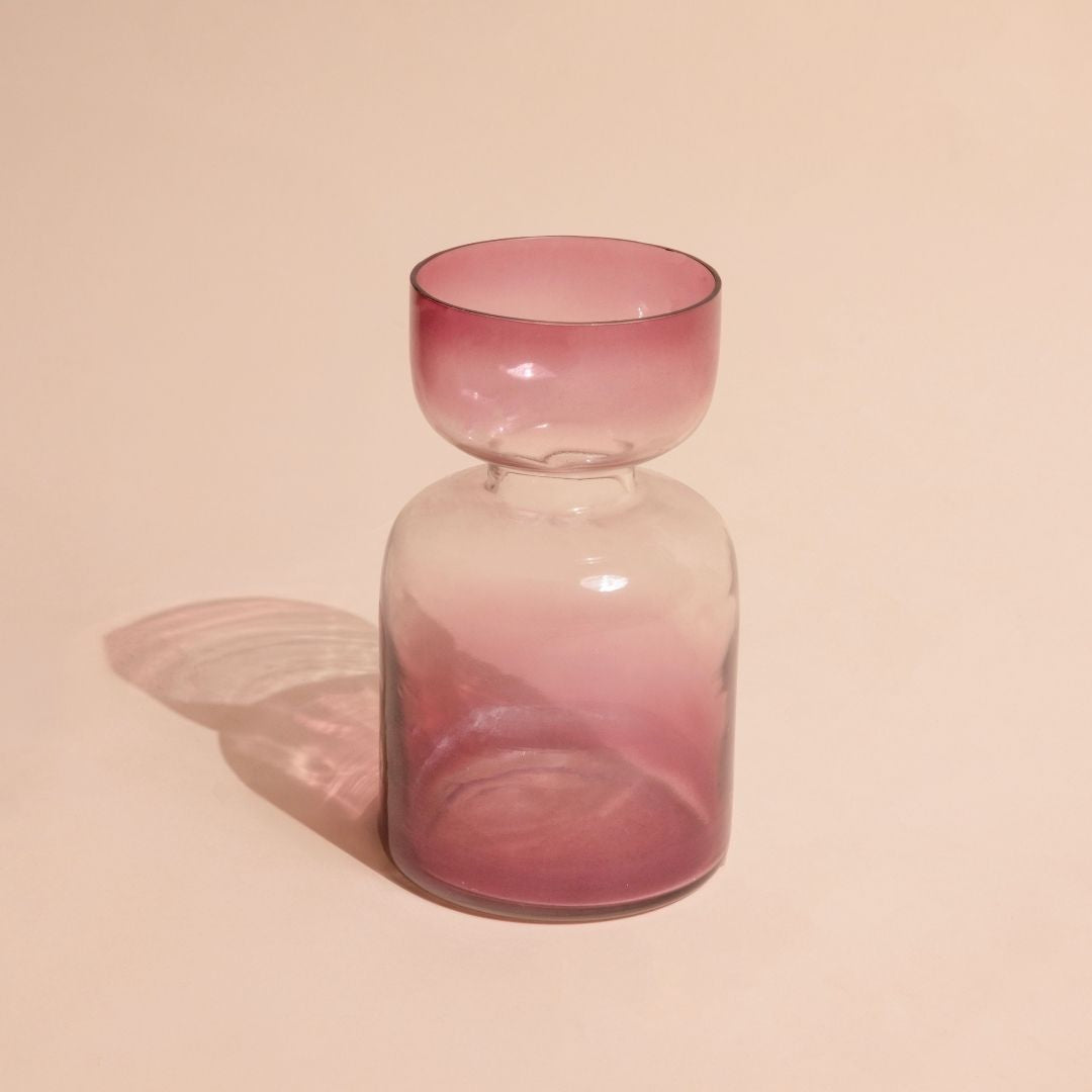 Lilac Glass Vase