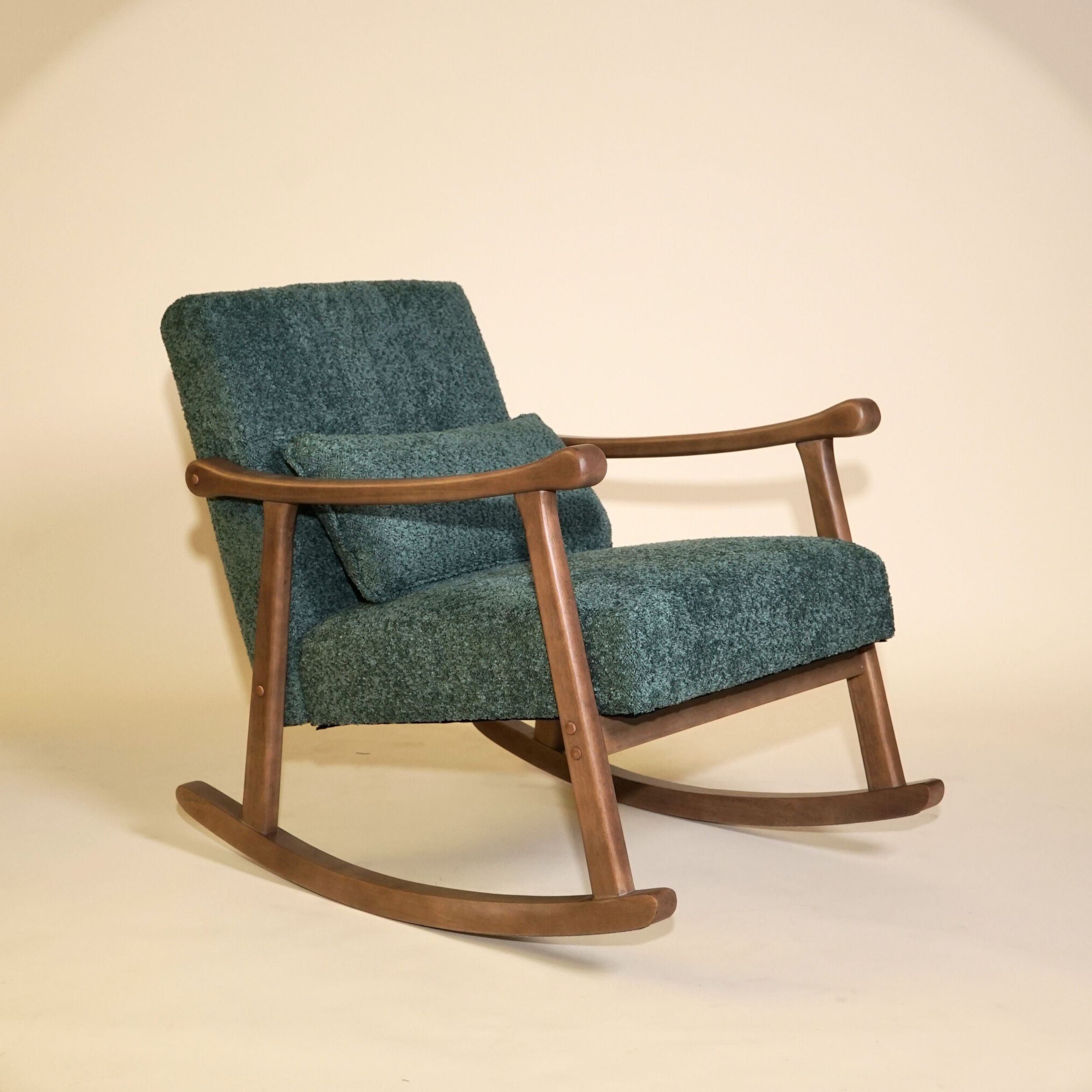 Astra Bouclé Rocking Chair - Green