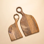 Wooden Yin-Yang Platter Set of Two