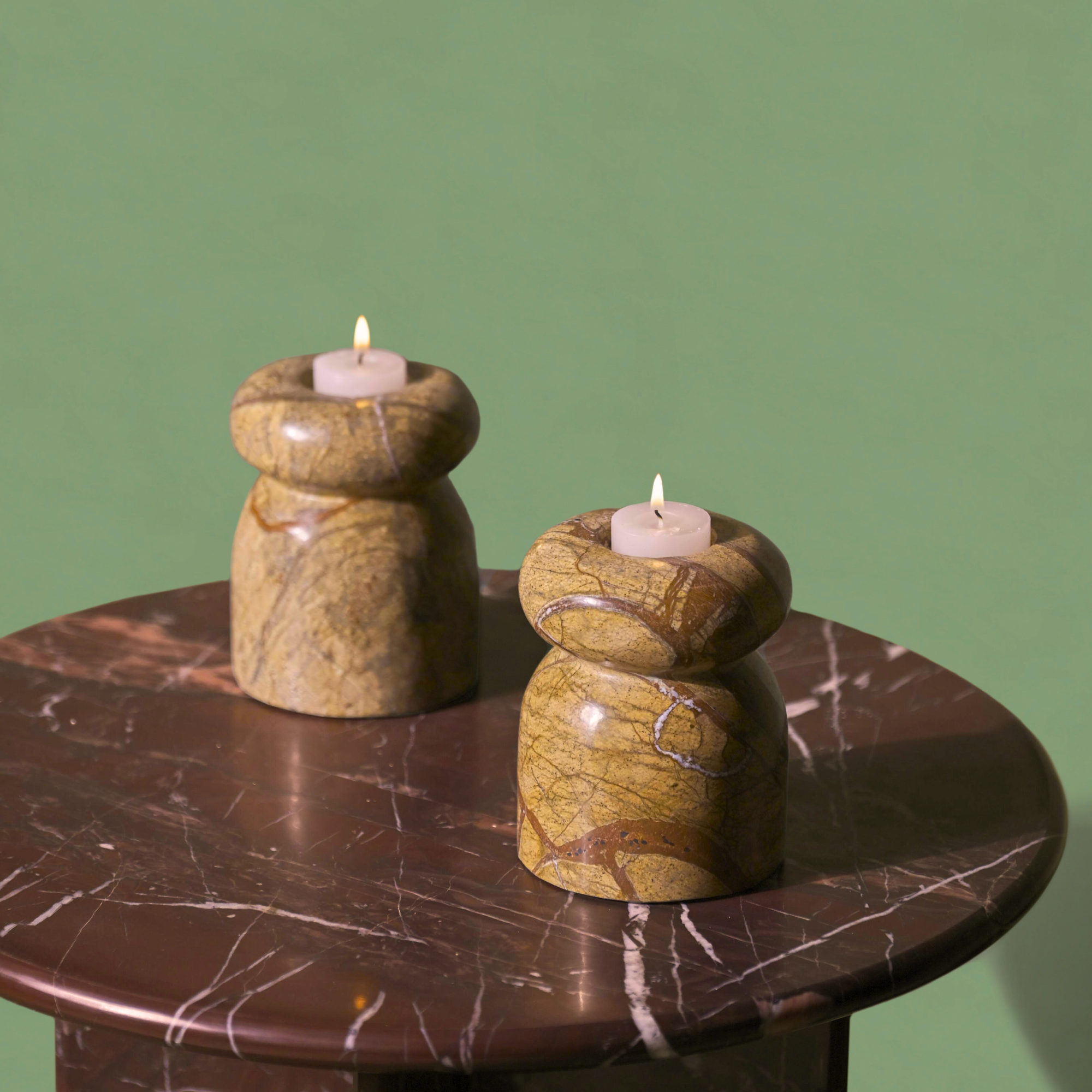 Astra Marble Tealight Candle Holder