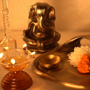 Metal Ganesha Sculpture