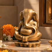 Metal Ganesha Sculpture