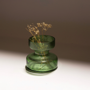 Sage Green Tinted Glass Vases