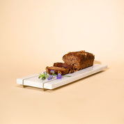 Marble Tray With Gold Base