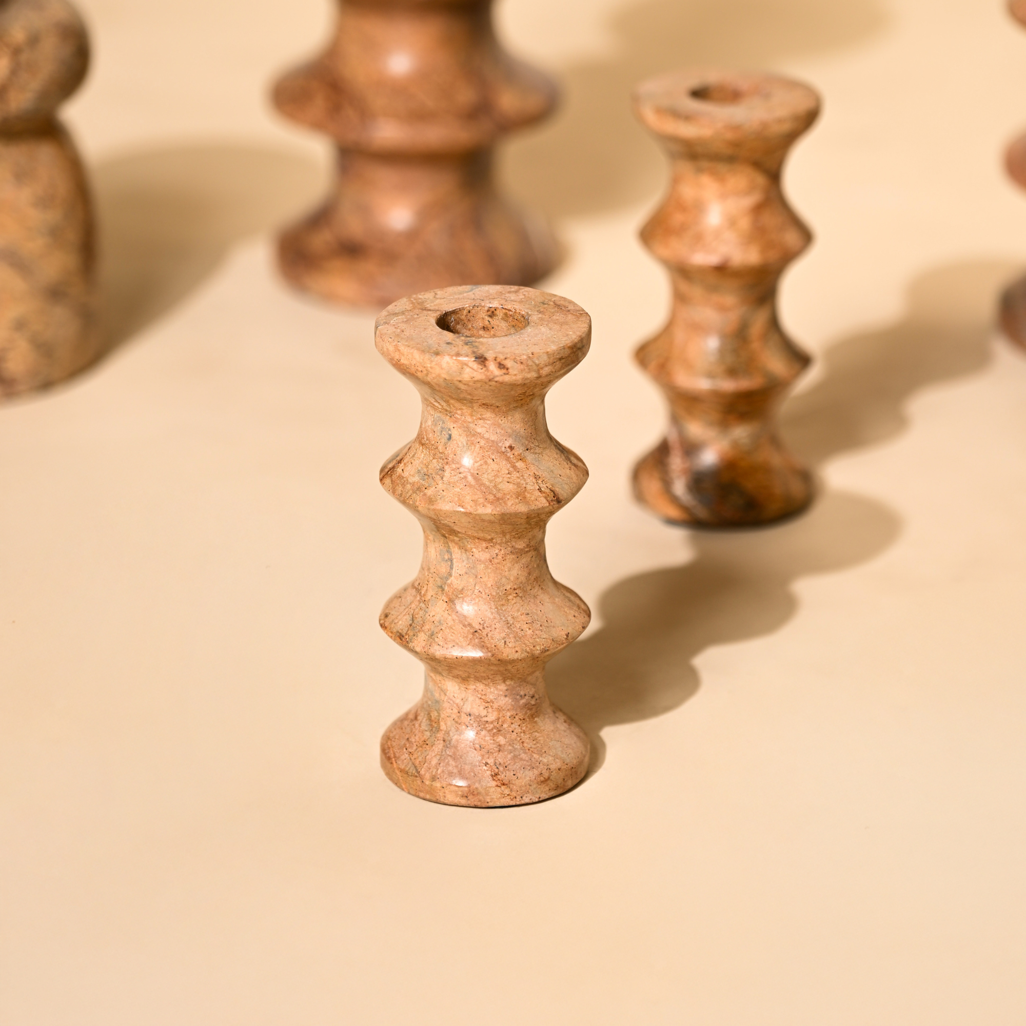 Astra Marble Candle Holders