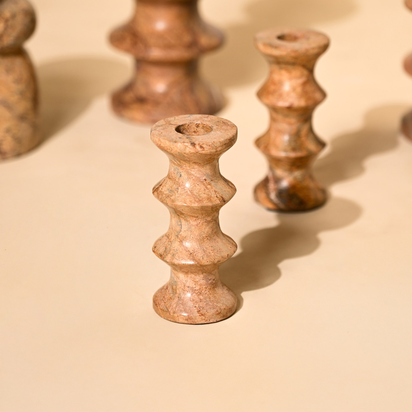 Astra Marble Candle Holders