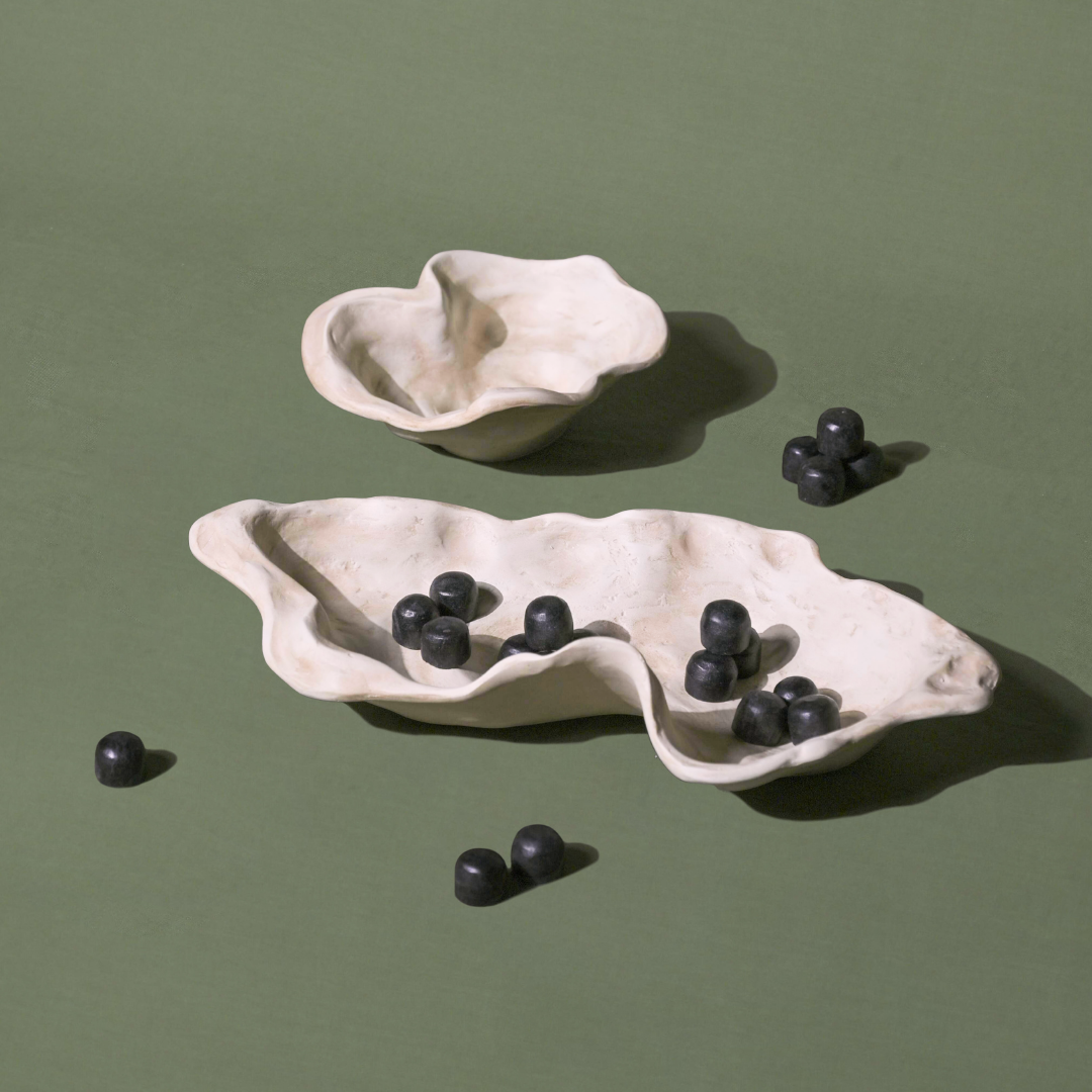 Blush Sandstone Kai Organic Bowls