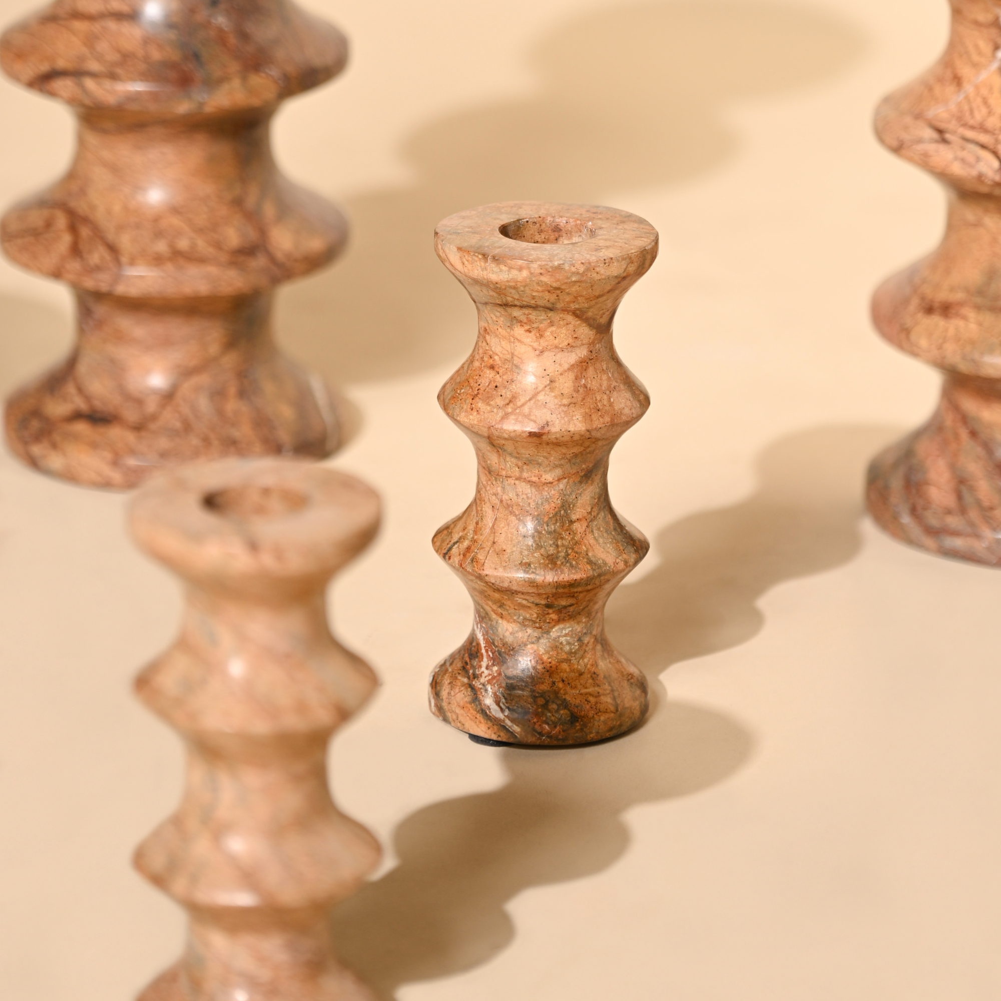 Astra Marble Candle Holders