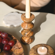 Astra Marble Candle Holders