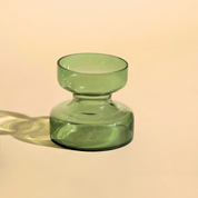 Sage Green Tinted Glass Vases