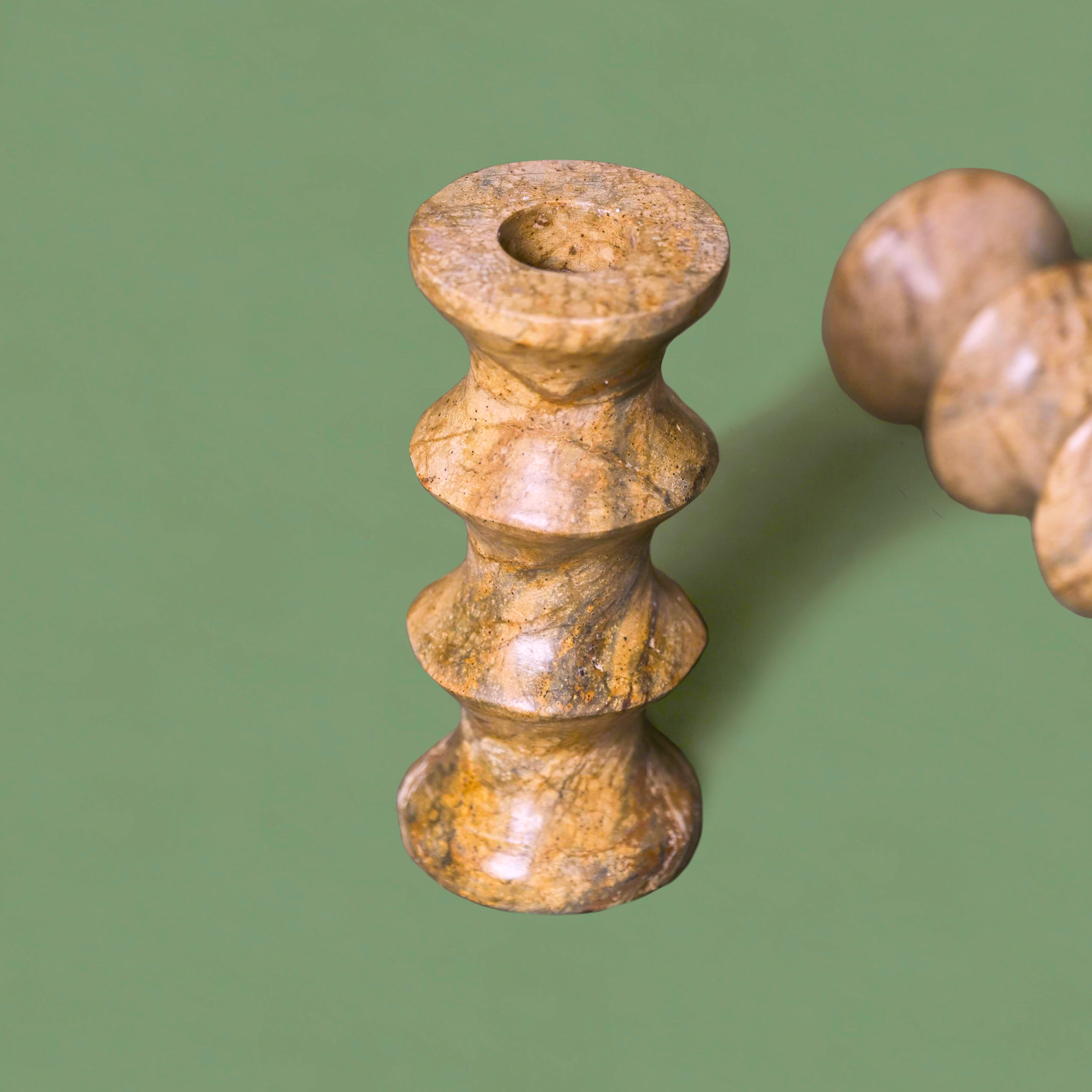 Astra Marble Candle Holders