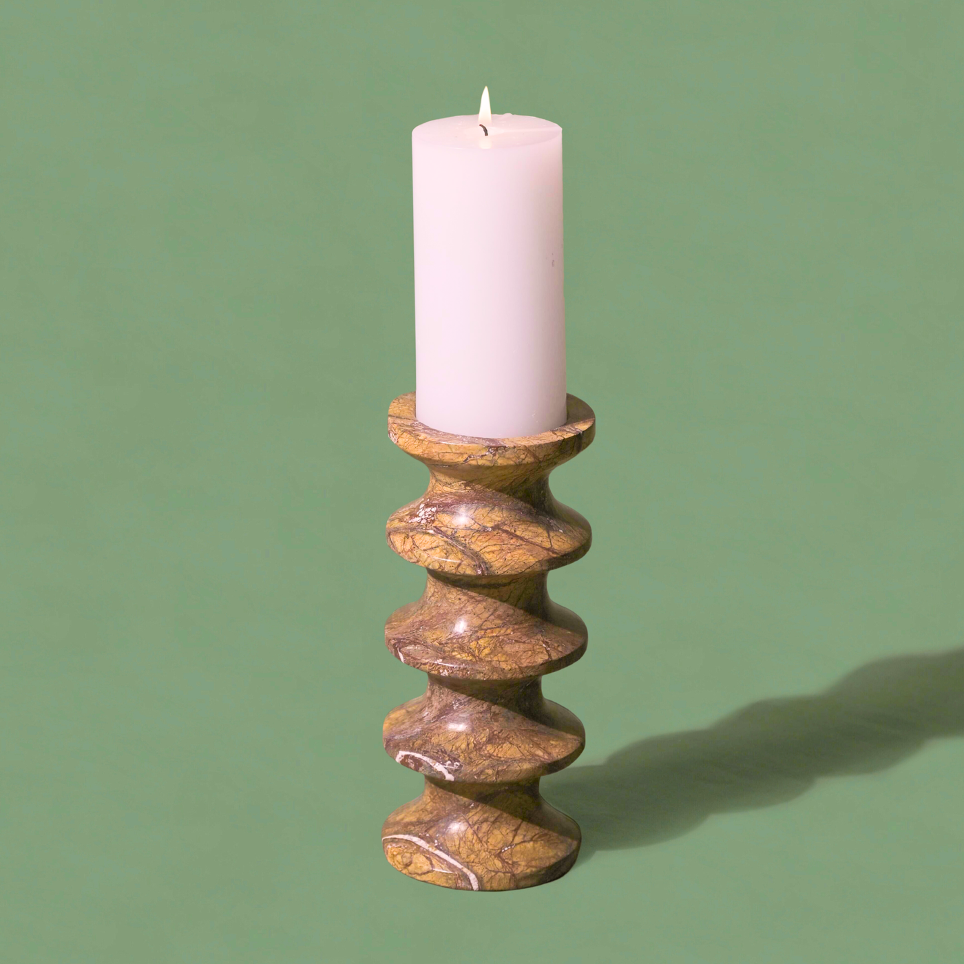 Astra Marble Candle Holders