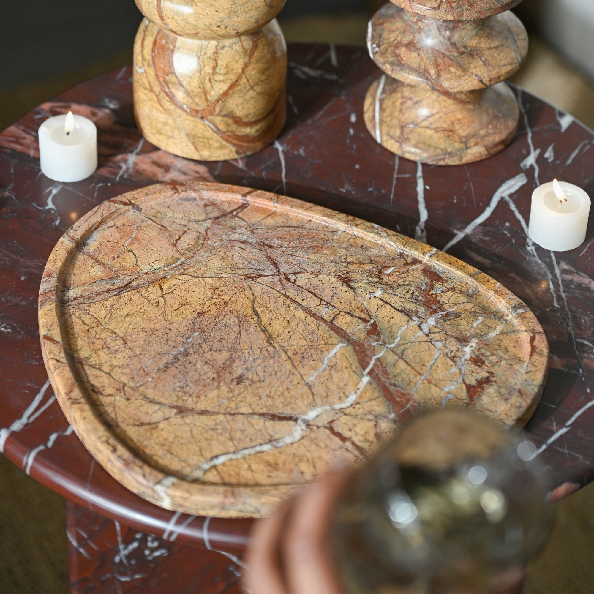 Strata Marble Platter