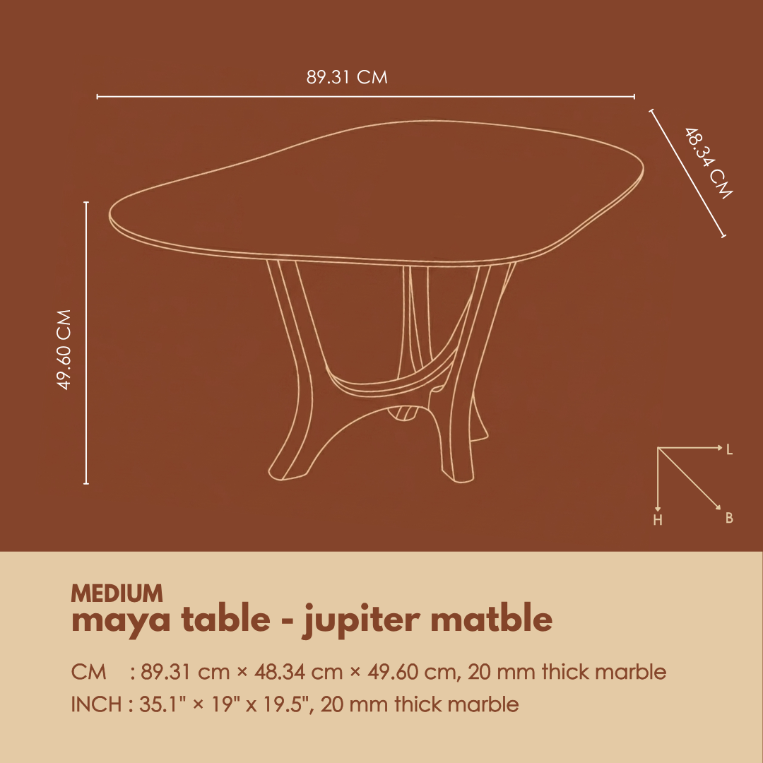 Maya Tables - Jupiter Marble