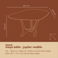 Maya Tables - Jupiter Marble