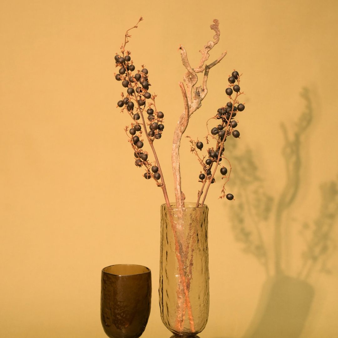 Natural Dried Black Berry Stems