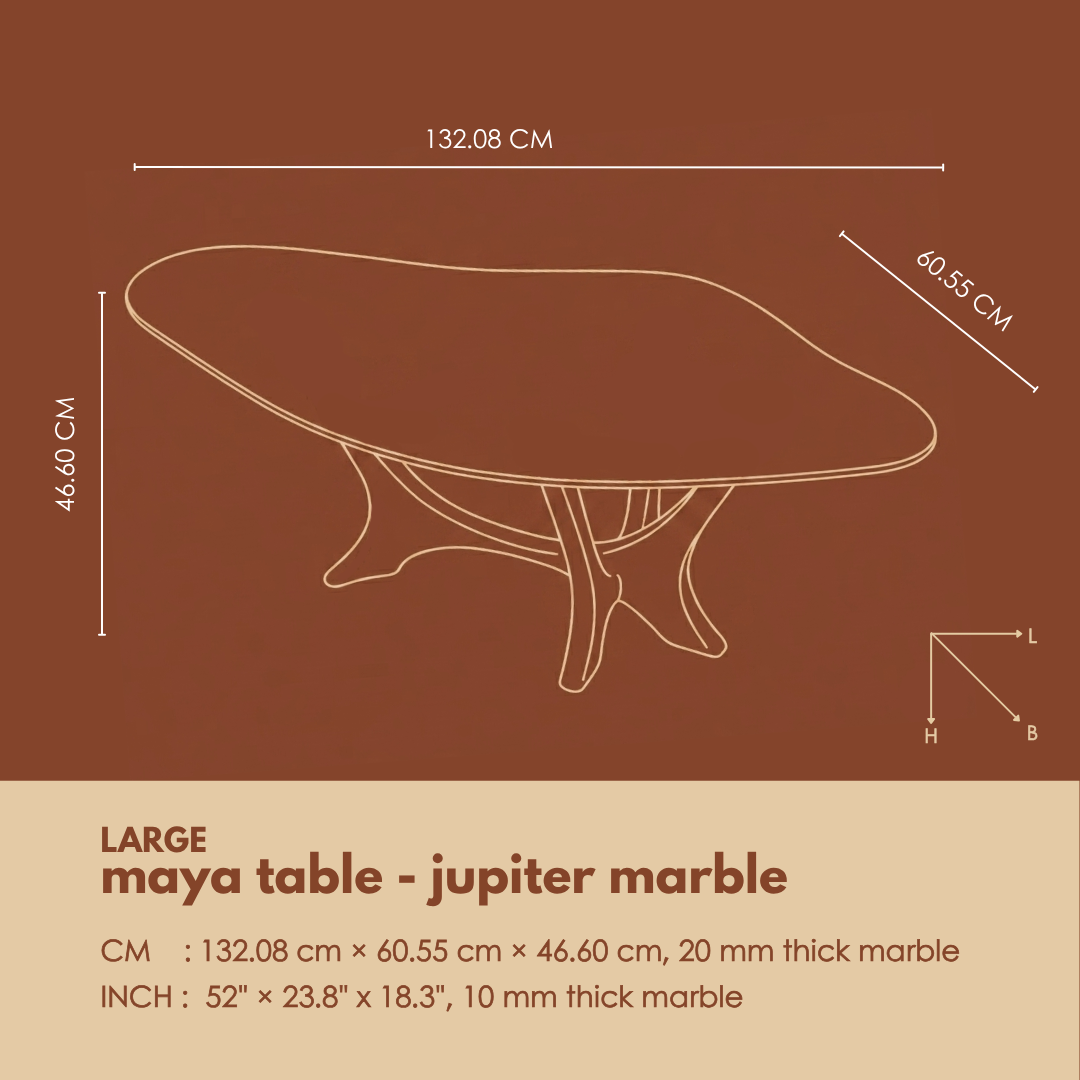 Maya Tables - Jupiter Marble