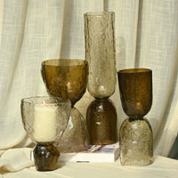 Ezra Textured Glass Decorative Object