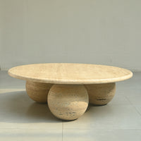 Ceres Coffee Table - Travertine