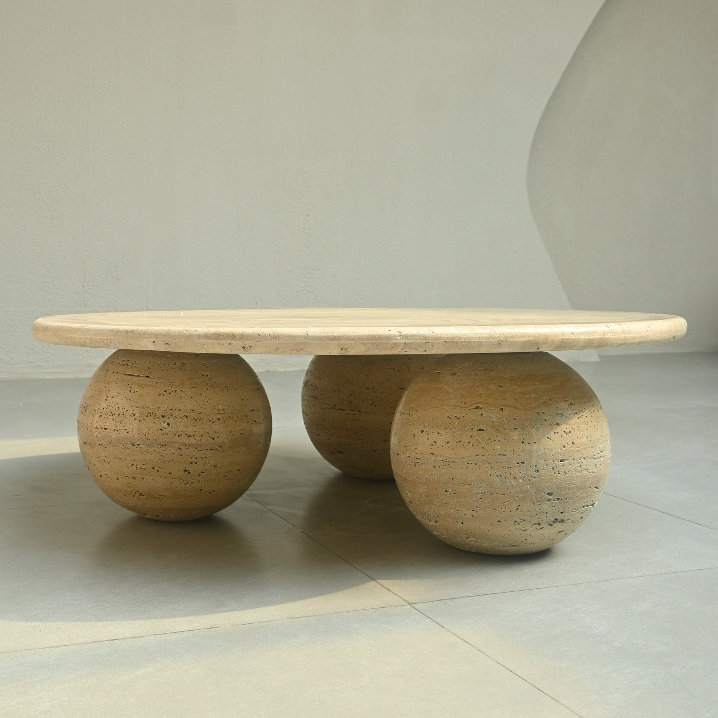 Ceres Coffee Table - Travertine