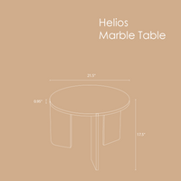 Helios Marble Table