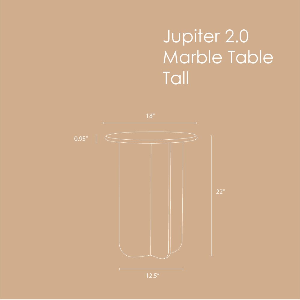 Norge Marble Table - Jupiter