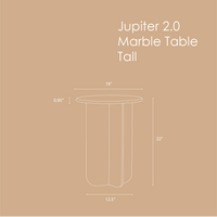 Norge Marble Table - Jupiter