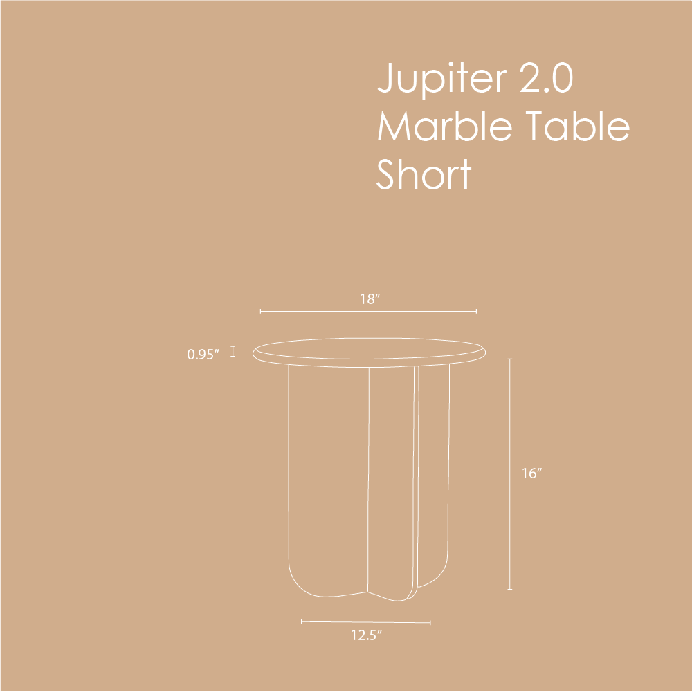 Norge Marble Table - Jupiter