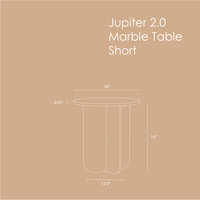 Norge Marble Table - Jupiter