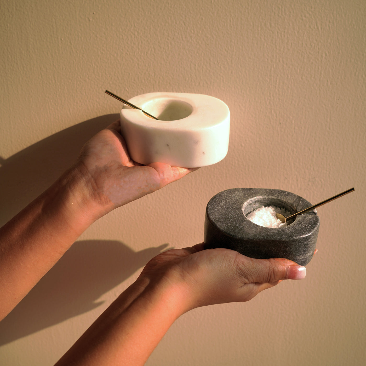 Marble Spice Bowls set of 2