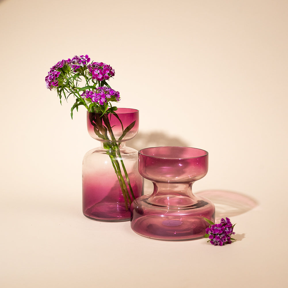 Tinted Glass Vases