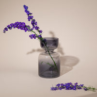 Slate Grey Glass Vase