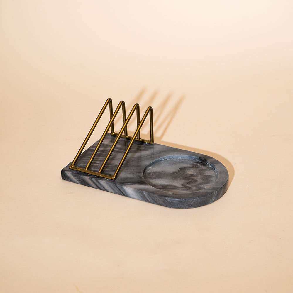 Grey marble Breakfast Tray