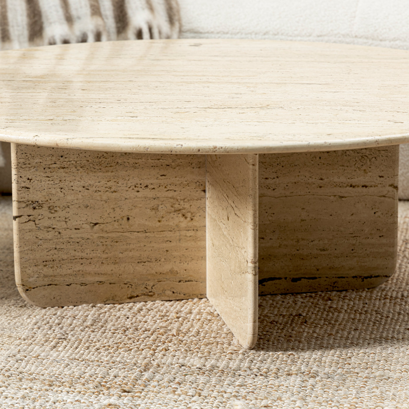 Norge Coffee Table - Travertine