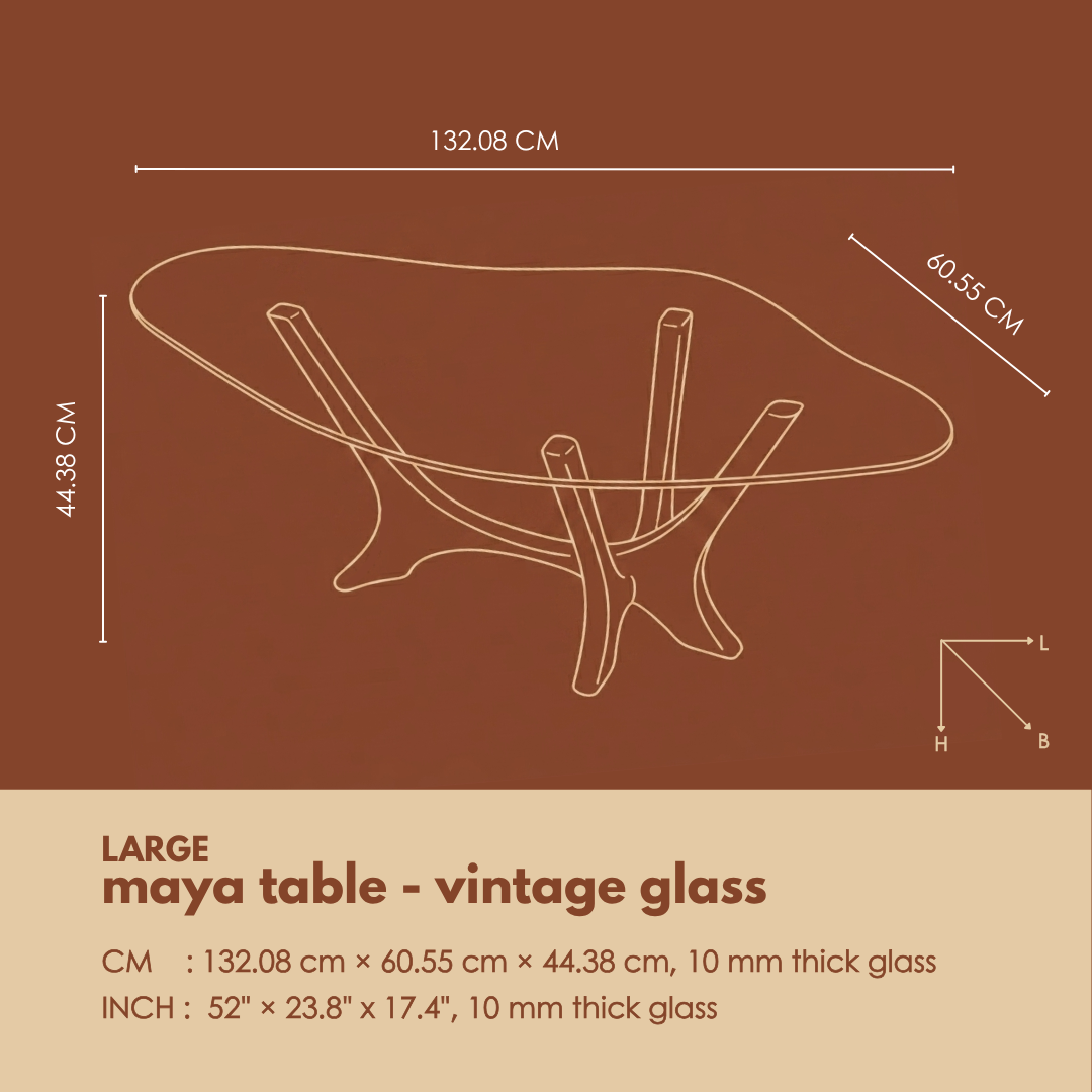 Maya Tables - Vintage Glass