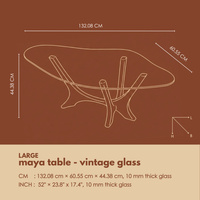 Maya Tables - Vintage Glass