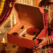 Muun Gift Box - Kalash Oil Lamp + Glass Incense Holder + Short Bell