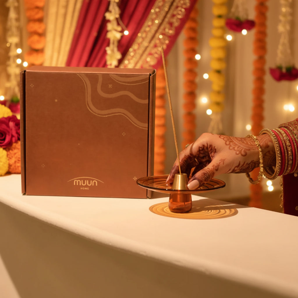 Muun Incense Holder - Amber