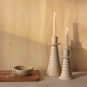 Ceramic Coil Candle Holder