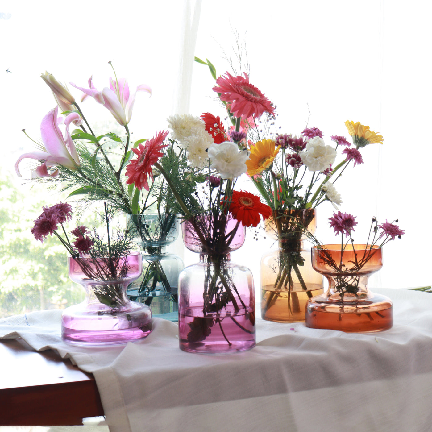 Lilac Glass Vase