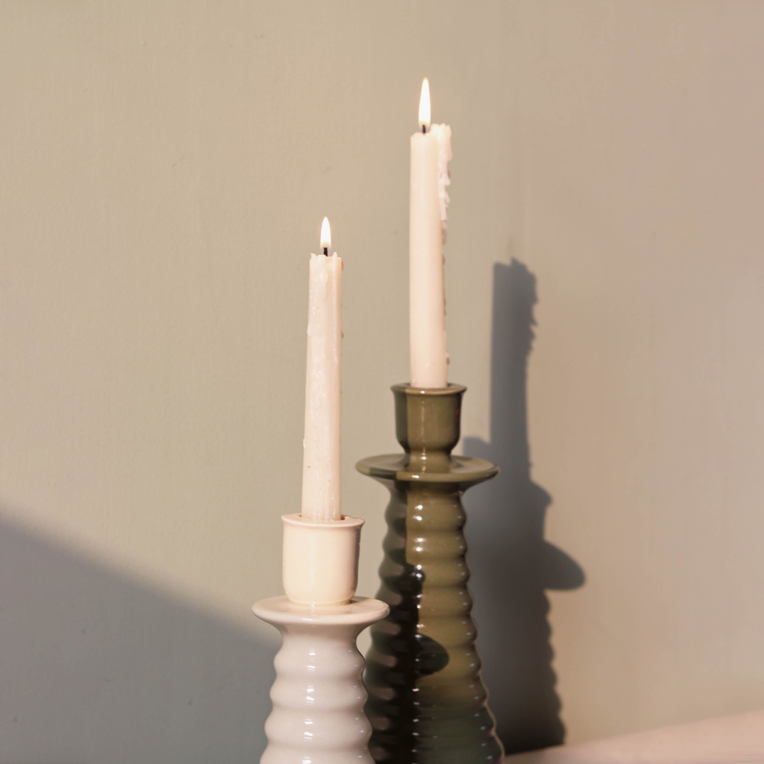 Ceramic Coil Candle Holder