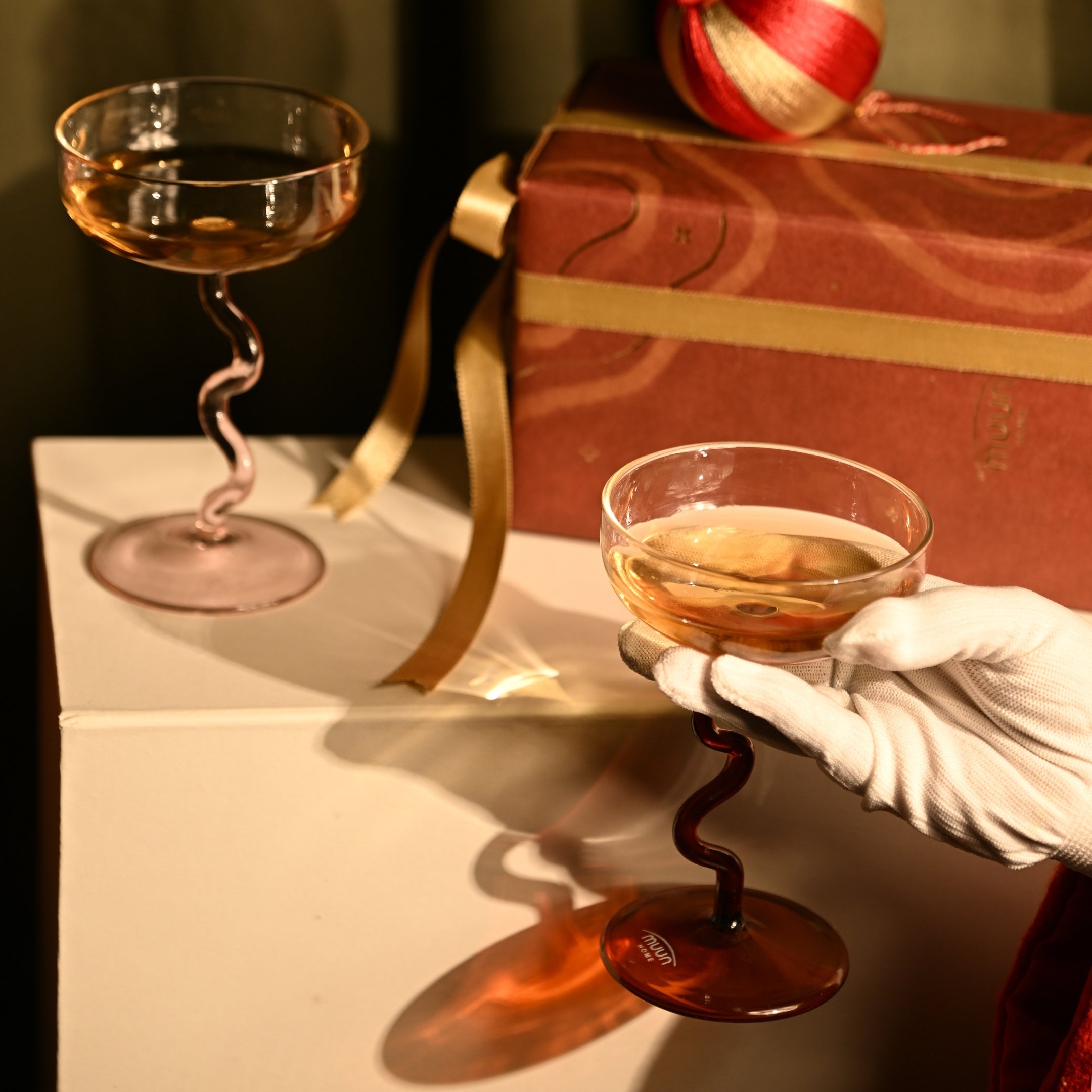 Swirl Cocktail Glasses