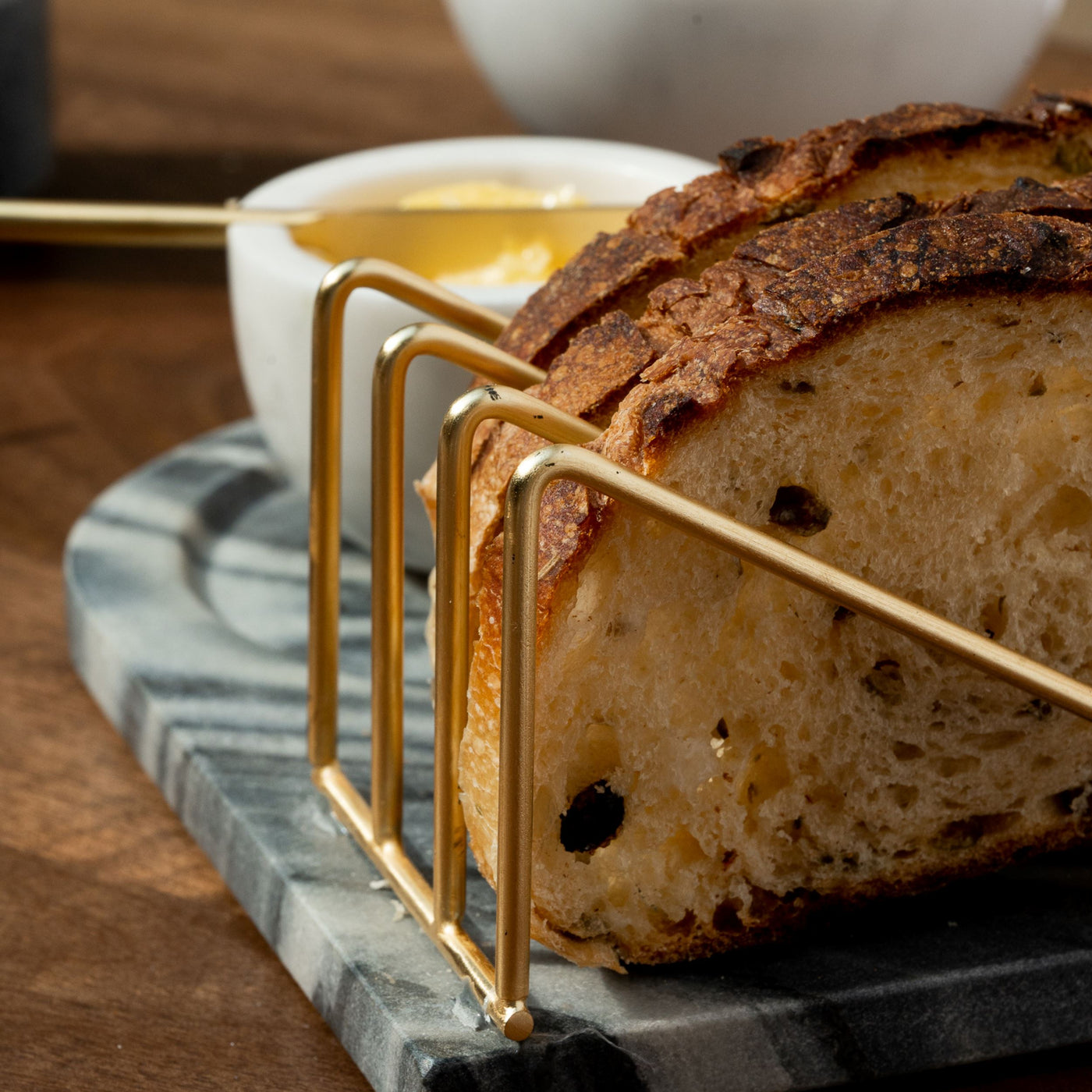 Grey marble Breakfast Tray Muun Home 