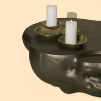 Bronze Gold Yama Organic Table