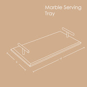 Marble Serving Tray Serveware Muun Home 